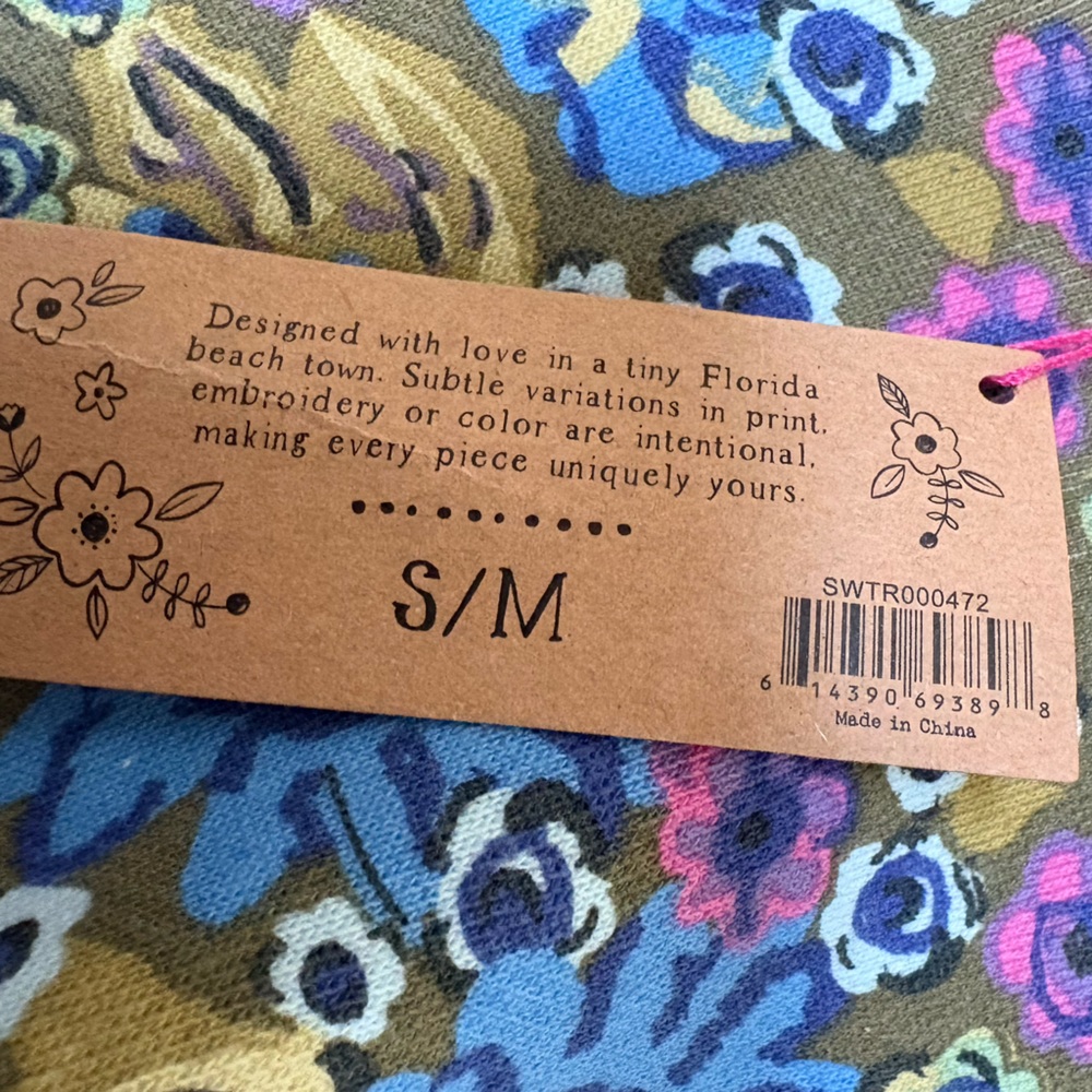 Natural Life Oversized Floral Hoodie - Picture 7 of 7